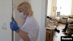 Палата для ВІЛ-позитивних хворих в клініці «Лавра», квітень 2013 року