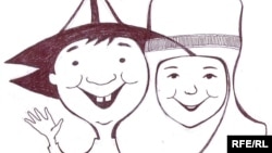 Төлөгөн Карыкеевдин карикатурасы. 