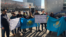 Этнические казахи, участвовавшие в митинге против политики Китая в отношении этнических меньшинств, призывают не выдавать Сайрагуль Сауытбай Китаю. Нью-Йорк, 5 февраля 2019 года.