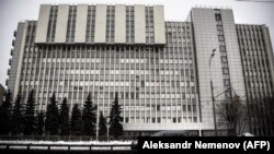 Общий вид здания Института органической химии в Москве, в котором, предположительно, разрабатывалось вещество "Новичок"