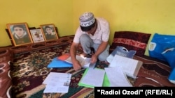 Сафарбек Раҳимзода, падари сарбози фавтида