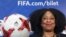 Россия. Генеральный секретарь ФИФА Фатима Самора начала отсчет 100 дней до старта Кубка конфедераций. 09.03.2017, СПб