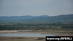 Тайганское водохранилище в Белогорском районе Крыма