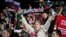 Болельщики казанского "Рубина" во время матча Лиги чемпионов с "Барселоной"