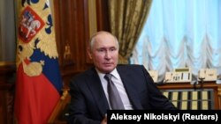 Орусия. Президент Владимир Путин.