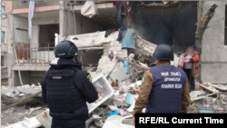 Поліція працює на місці російського удару у Купʼянську, Харківська область, Україна, листопад 2024 року. Фото ілюстративне