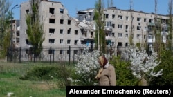 Украинадагы орус армиясынын соккуларынан талкалаганган турак-жай