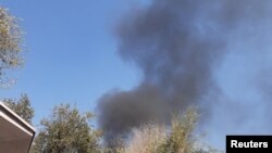 آرشیف، دود ناشی از یک انفجار در بخشی از شهر کابل 