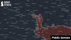 Карта зоны прорыва от аналитиков DeepState