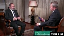 Премьер-министр Армении Никол Пашинян даёт интервью РБК, январь 2019 г. 