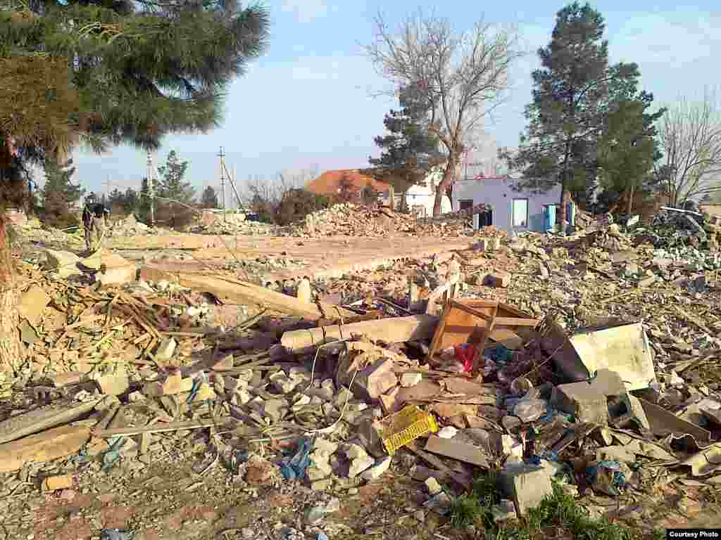 Дом Акмухаммета Байханова в Туркменистане сравняли с землей