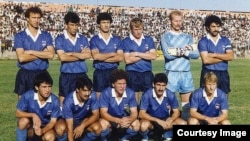 Ҳайати "тилоӣ"-и "Помир" (Душанбе) дар поёни солҳои 80