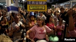 Իսրայել - Թել Ավիվի «Պատանդների հրապարակում» տոնում են ԱՄՆ միջնորդությամբ ձեռք բերված համաձայնությունը, 9-ը հոկտեմբերի, 2025թ.