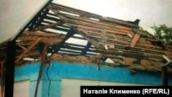 Дім Наталії Клименко після обстрілу 18 серпня 2015 року. Фото: Наталія Клименко