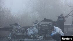 Քննիչները զննում են պայթյունի վայրը, Դիարբեքիր, 16 դեկտեմբերի, 2022թ. 