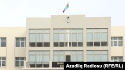 Ադրբեջան - Դատարանի շենքը Բաքվում, որտեղ անցկացվում են Արցախի ռազմաքաղաքական ղեկավարության և մյուս հայերի դատավարությունները, արխիվ