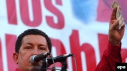 Президент Венесуэлы Уго Чавес. Каракас,  23 января 2005