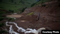 Tailings dump in Syunik, Armenia