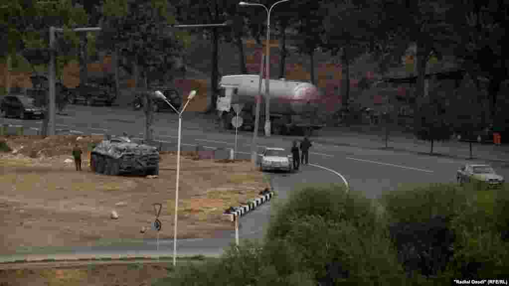 Посгоҳи Чорбоғ дар шимоли Душанбе, 9 октябр 