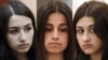Krestina Khachaturyan (left), Angelina Khachaturyan, (center), and Maria Khachaturyan are facing murder charges for killing their father in 2018. (composite file photo)