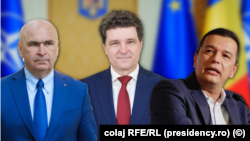 Liderii PNL și PSD – Ilie Bolojan și Sorin Grindeanu (în stânga și dreapta) – au discutat miercuri cu președintele Nicușor Dan. 