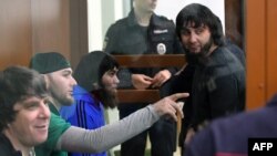 Ռուսաստան - Բորիս Նեմցովի սպանության գործով ամբաստանյալները դատարանում, Մոսկվա, 27-ը հունիսի, 2017թ․