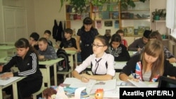 Татар теле дәресендә