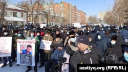 Уральсктагы митинг. 28-февраль, 2021-жыл