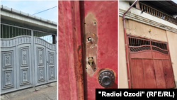 На фото: конфискованные дома Акбаршо Искандарова и Хамрохона Зарифи 