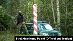 Мяжа Польшчы і Беларусі. Архіўнае фота