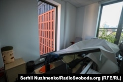 Пашкоджаньні ў кіеўскім бюро Радыё Свабода