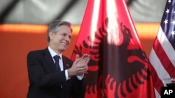 Энтони Блинкен Албанияда. 