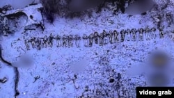 Тела погибших военных РФ в Курской области, декабрь 2024 г.
