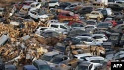 ویرانی‌های به جا مانده از سیلاب‌های اخیر اسپانیا