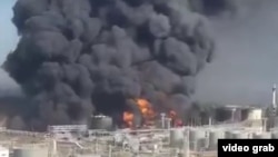 Новошахтинський НПЗ, який горів п'ять діб після удару українських безпілотників, з 21 до 26 серпня 2025 року