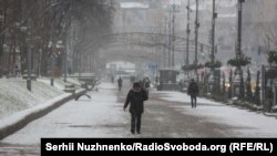 Снігопад, Київ, 28 січня 2021 року