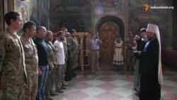 Українська православна церква Київського патріархату нагородила білоруських добровольців