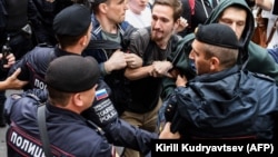 Ռուսաստան - Ցուցարարների և ոստիկանության ընդհարումը, Մոսկվա, 14-ը հուլիսի, 2019թ․