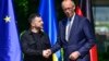 Володимир Зеленський і Фрідріх Мерц у Берліні, 13 серпня 2025 року