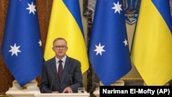 Ուկրաինա - Ավստրալիայի վարչապետ Էնթոնի Ալբանիզը Կիևում, հուլիս, 2022թ.