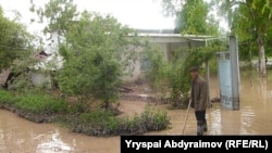 Абдраимов айылын каптаган сел, Базар-Коргон району, Жалал-Абад облусу, 12-май, 2012.