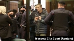 Алексей Навальный. Москва, 2-февраль, 2021-жыл.