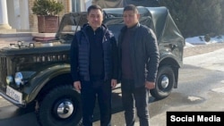 Президент Садыр Жапаровго Усубалиевдики деп берилген автоунаа. Сүрөт Жапаровдун "Инстаграмдагы" баракчасынан алынды.