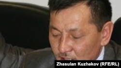 Активист движения «желтоксановцев» Курмангазы Рахметов. Астана, 24 марта 2011 года.   