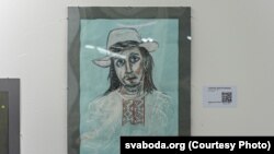 Партрэт Алеся Пушкіна аўтарства Ксішы Ангелавай