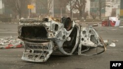 Ղազախստան - Ալմաթիի փողոցներից մեկը, 6-ը հունվարի, 2022թ․