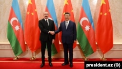 İlham Əliyevin Si Cinpin ilə görüşü.