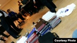 Азат Европа/Азатлык радиосының Бакы бюросында тентү