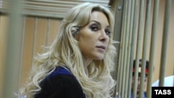 Елена Тищенко Мәскеудің Тверь аудандық сотында. 3 қыркүйек 2013 жыл.