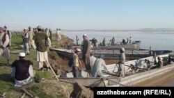 Owganystanyň Garkyn etrabynda ýaşaýan etniki türkmenler. Illýustrasiýa suraty